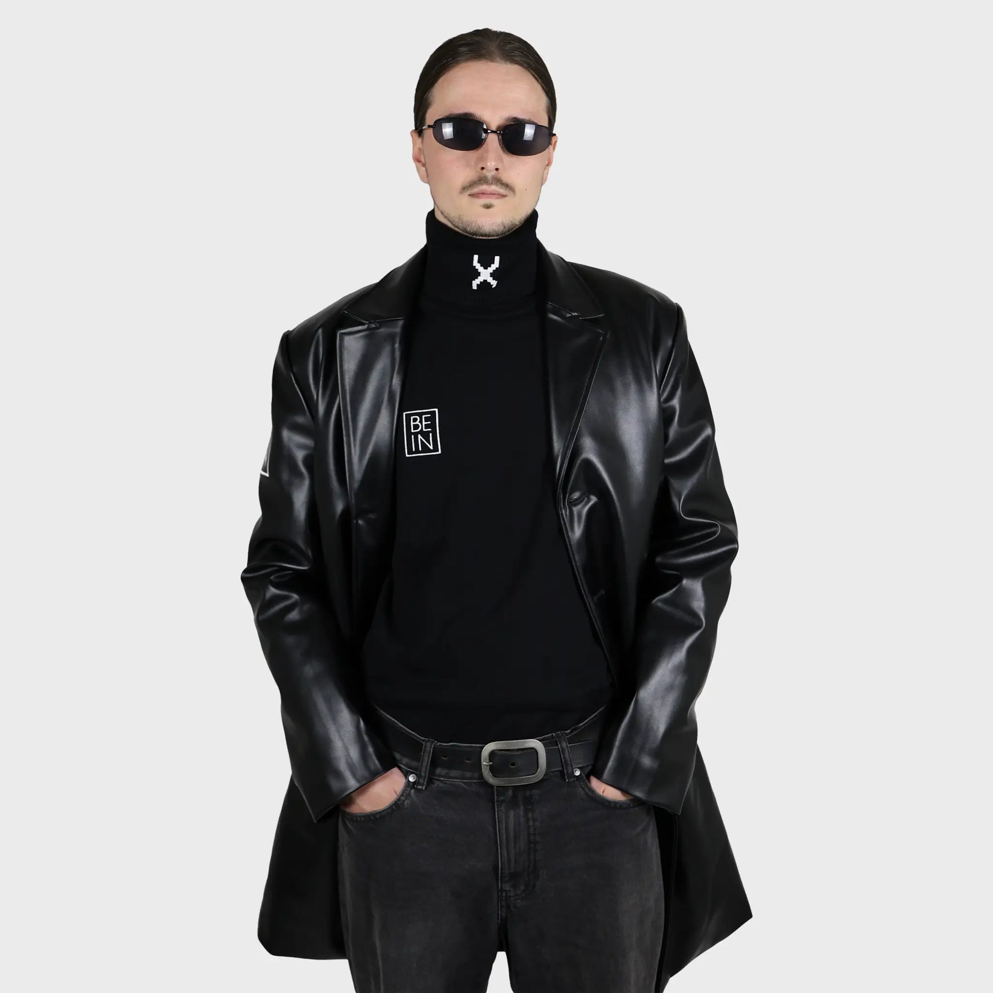 Black Techno Coat