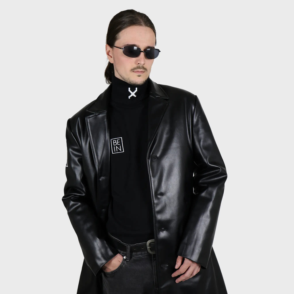 Black Techno Coat